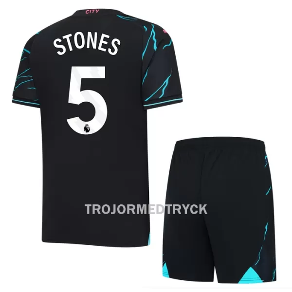 Manchester City Stones 5 Fotbollströja Barn Tredje 2023/24