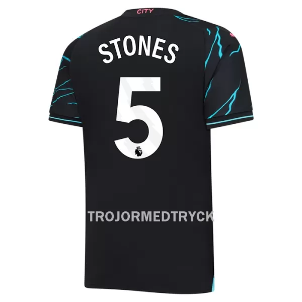 Manchester City Stones 5 Fotbollströja Barn Tredje 2023/24