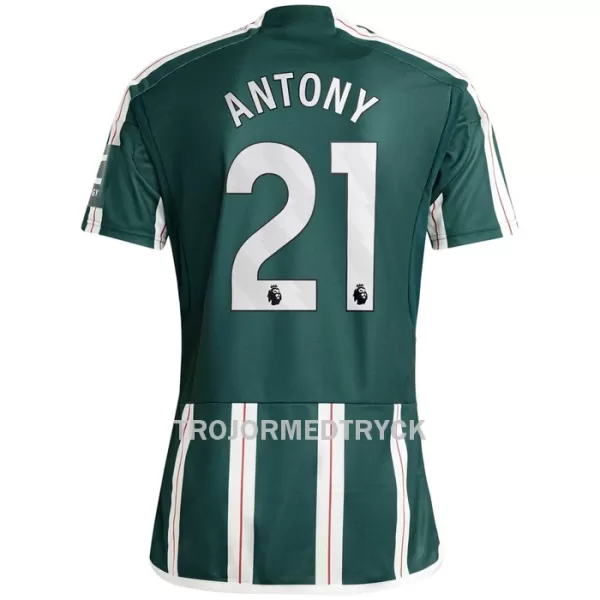 Manchester United Antony 21 Fotbollströja Borta 2023/24