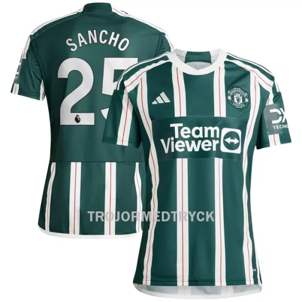 Manchester United Sancho 25 Fotbollströja Borta 2023/24