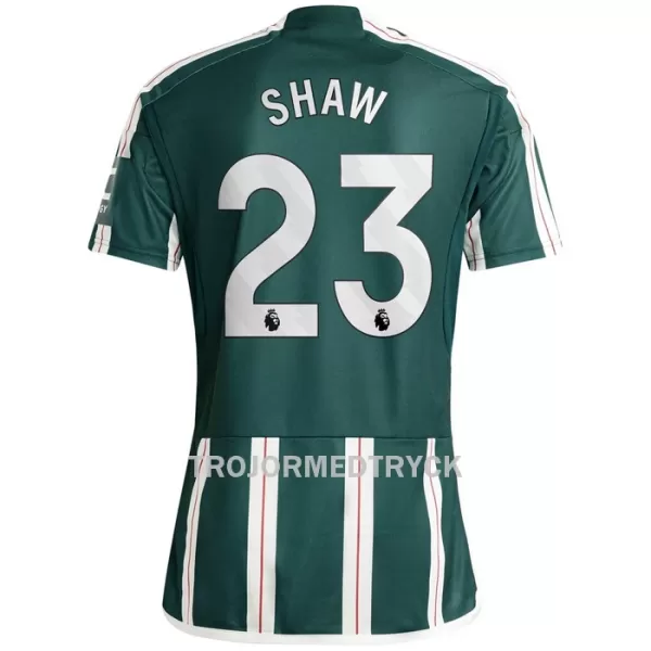 Manchester United Shaw 23 Fotbollströja Borta 2023/24