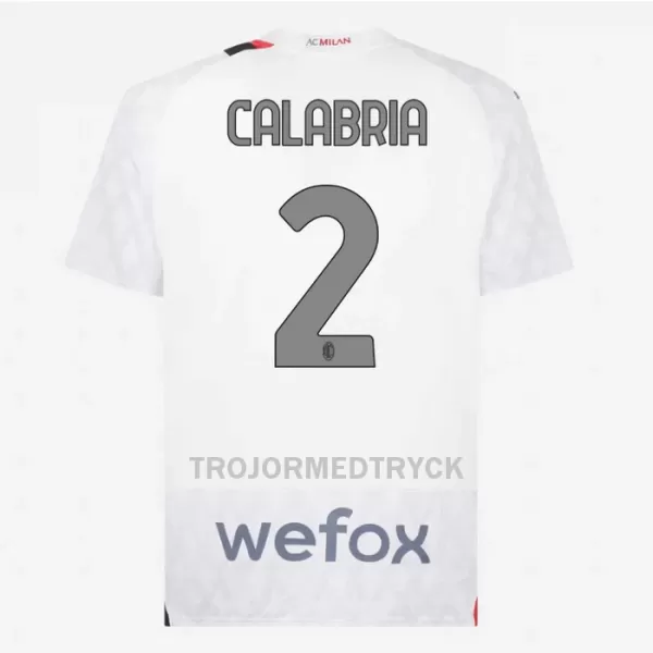 AC Milan Calabria 2 Fotbollströja Borta 2023/24