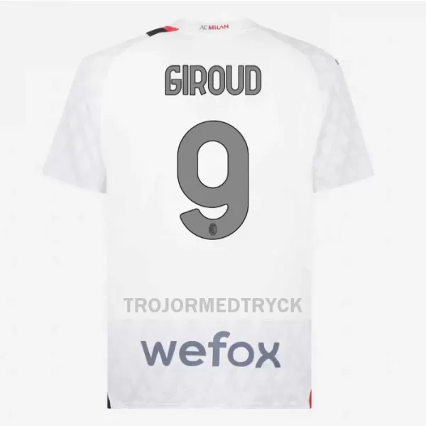 AC Milan Giroud 9 Fotbollströja Borta 2023/24