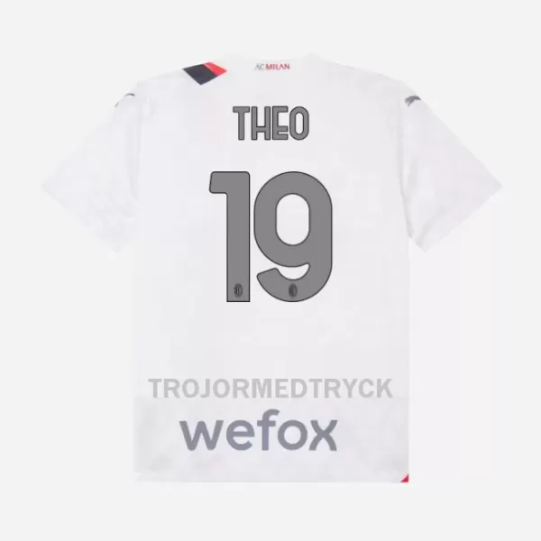 AC Milan Theo 19 Fotbollströja Barn Borta 2023/24