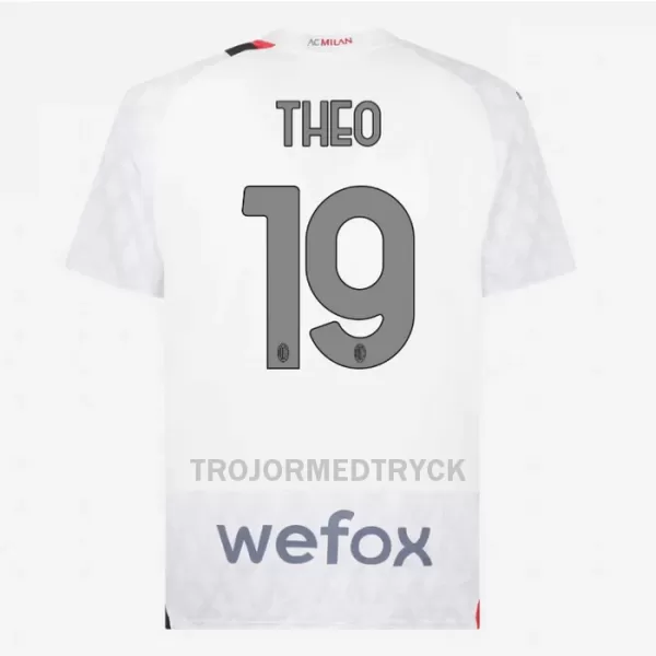 AC Milan Theo 19 Fotbollströja Borta 2023/24