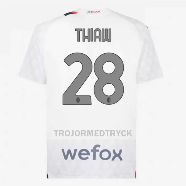 AC Milan Thiaw 28 Fotbollströja Borta 2023/24