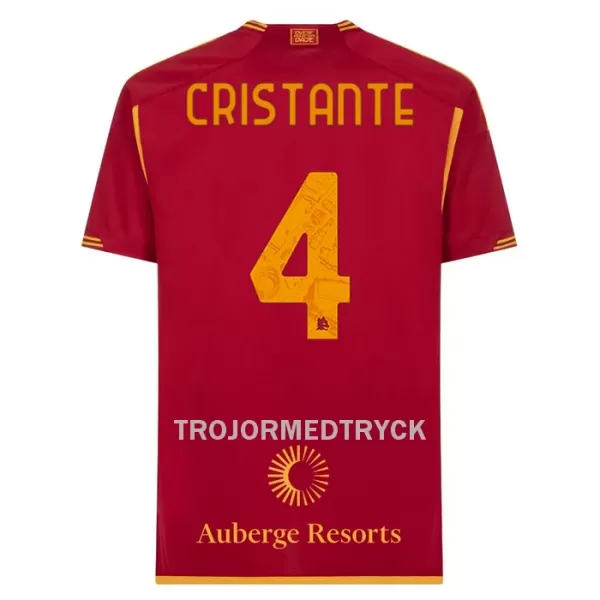 AS Roma Cristante 4 Fotbollströja Hemma 2023/24