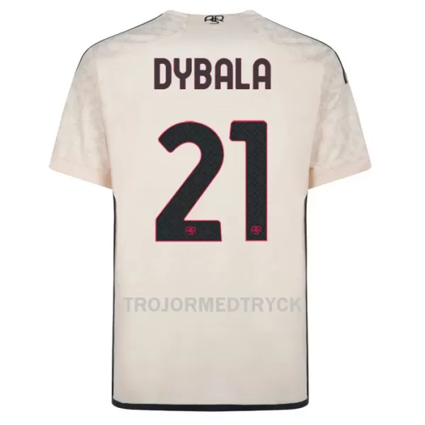 AS Roma Dybala 21 Fotbollströja Barn Borta 2023/24