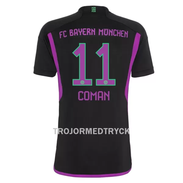 FC Bayern München Coman 11 Fotbollströja Borta 2023/24