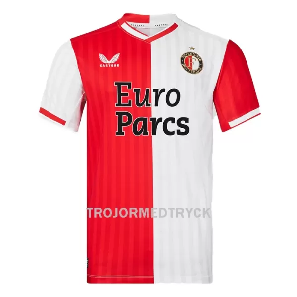 Feyenoord Rotterdam Geertruida 4 Fotbollströja Barn Hemma 2023/24