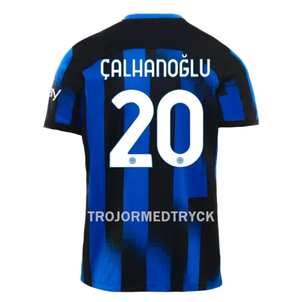 Inter Milan Calhanoglu 20 Fotbollströja Hemma 2023/24