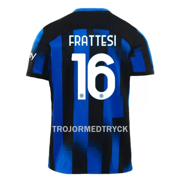 Inter Milan Frattesi 16 Fotbollströja Hemma 2023/24