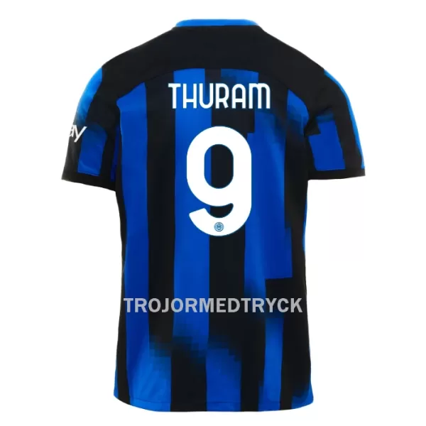 Inter Milan Thuram 9 Fotbollströja Hemma 2023/24