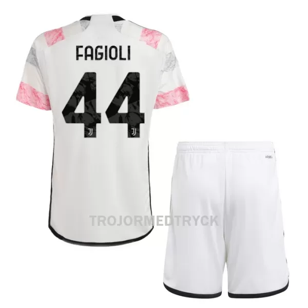 Juventus Fagioli 44 Fotbollströja Barn Borta 2023/24