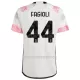 Juventus Fagioli 44 Fotbollströja Borta 2023/24