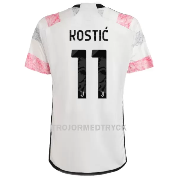 Juventus Kostic 11 Fotbollströja Borta 2023/24