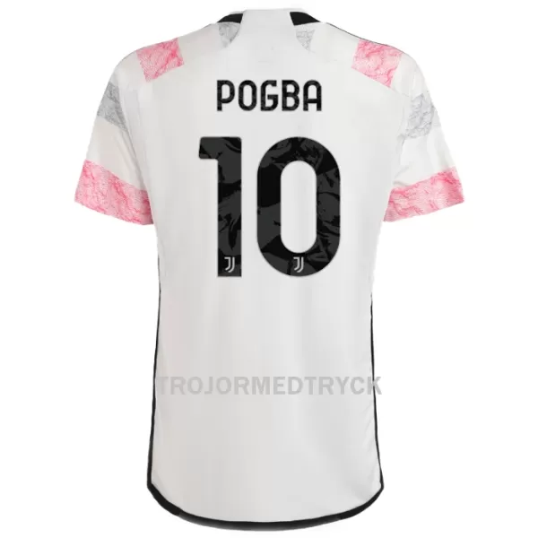 Juventus Pogba 10 Fotbollströja Barn Borta 2023/24