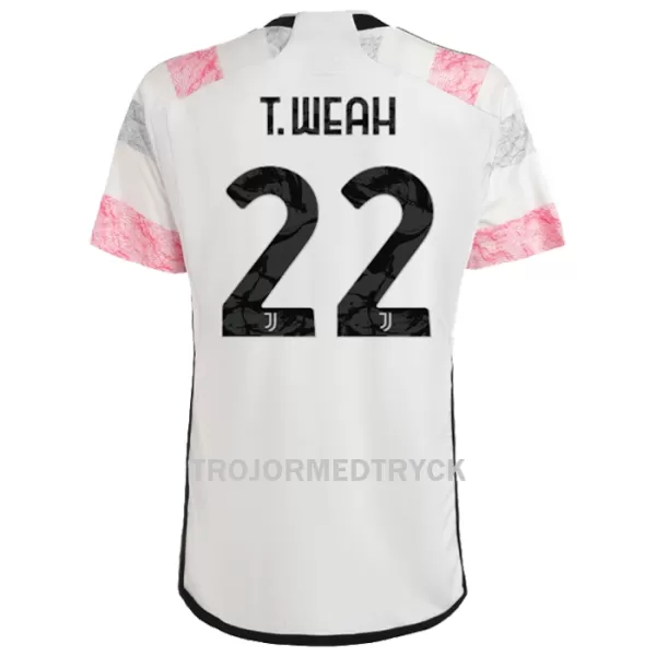 Juventus T. Weah 22 Fotbollströja Borta 2023/24