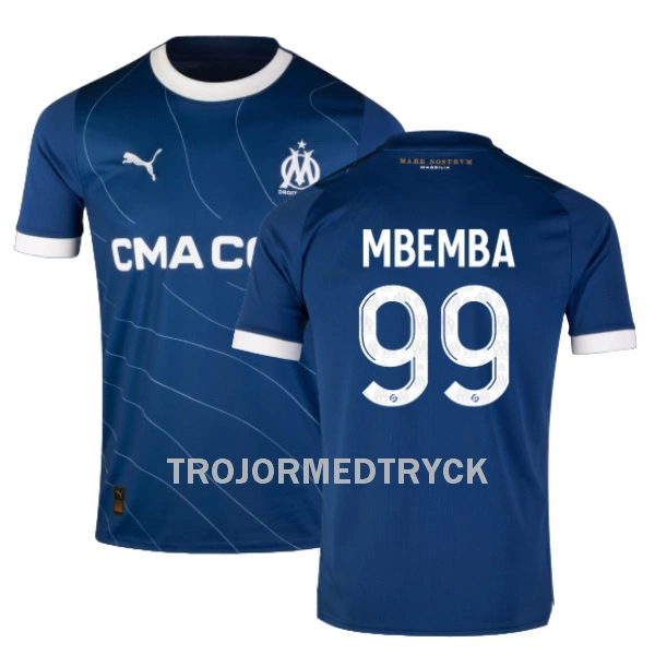 Olympique Marseille MBEMBA 99 Fotbollströja Borta 2023/24