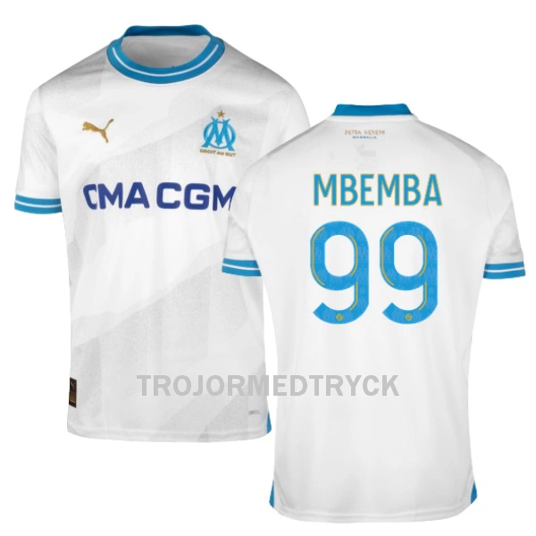 Olympique Marseille MBEMBA 99 Fotbollströja Hemma 2023/24