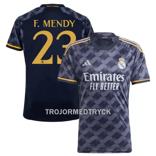 Real Madrid F. Mendy 23 Fotbollströja Borta 2023/24