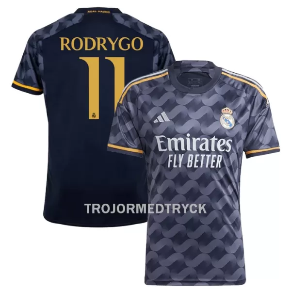 Real Madrid Rodrygo 11 Fotbollströja Borta 2023/24