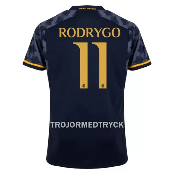 Real Madrid Rodrygo 11 Fotbollströja Borta 2023/24