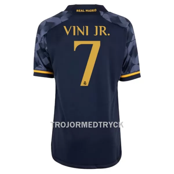 Real Madrid Vini Jr. 7 Fotbollströja Barn Borta 2023/24