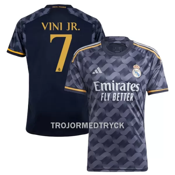 Real Madrid Vini Jr. 7 Fotbollströja Borta 2023/24