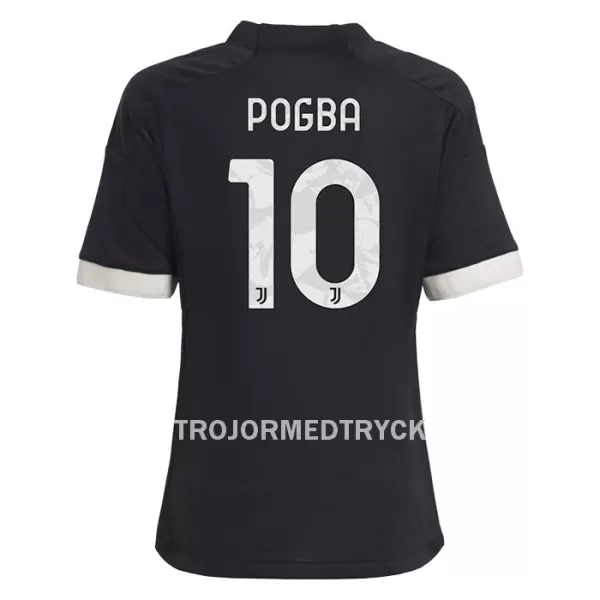 Juventus Pogba 10 Fotbollströja Barn Tredje 2023/24