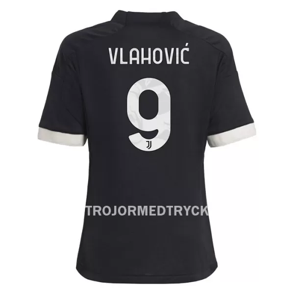 Juventus Vlahovic 9 Fotbollströja Barn Tredje 2023/24