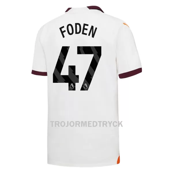 Manchester City Foden 47 Fotbollströja Borta 2023/24