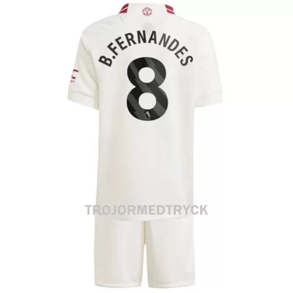 Manchester United Bruno Fernandes 8 Fotbollströja Barn Tredje 2023/24