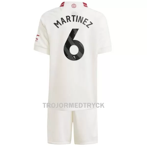 Manchester United Martinez 6 Fotbollströja Barn Tredje 2023/24