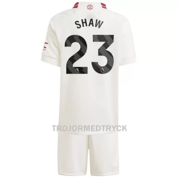 Manchester United Shaw 23 Fotbollströja Barn Tredje 2023/24