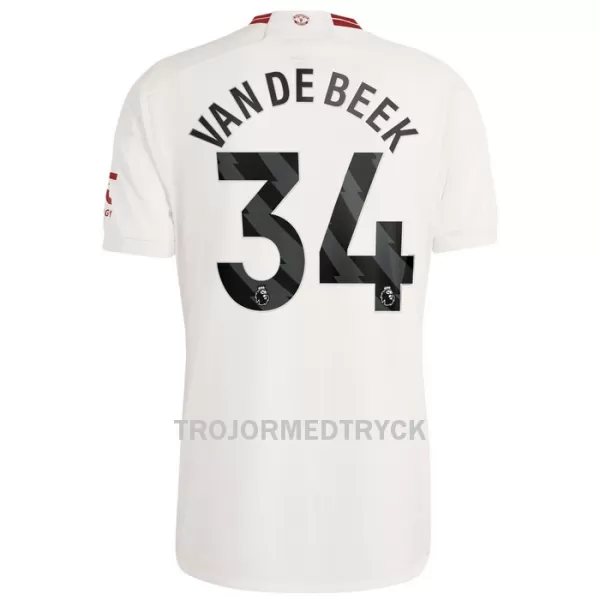 Manchester United Van De Beek 34 Fotbollströja Tredje 2023/24