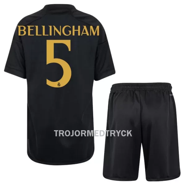 Real Madrid Bellingham 5 Fotbollströja Barn Tredje 2023/24