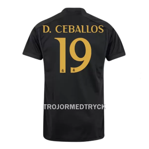 Real Madrid D. Ceballos 19 Fotbollströja Tredje 2023/24