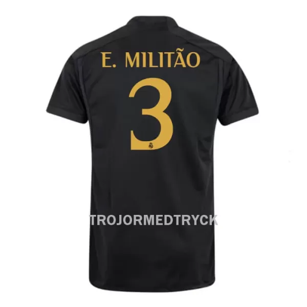 Real Madrid E. Militão 3 Fotbollströja Tredje 2023/24