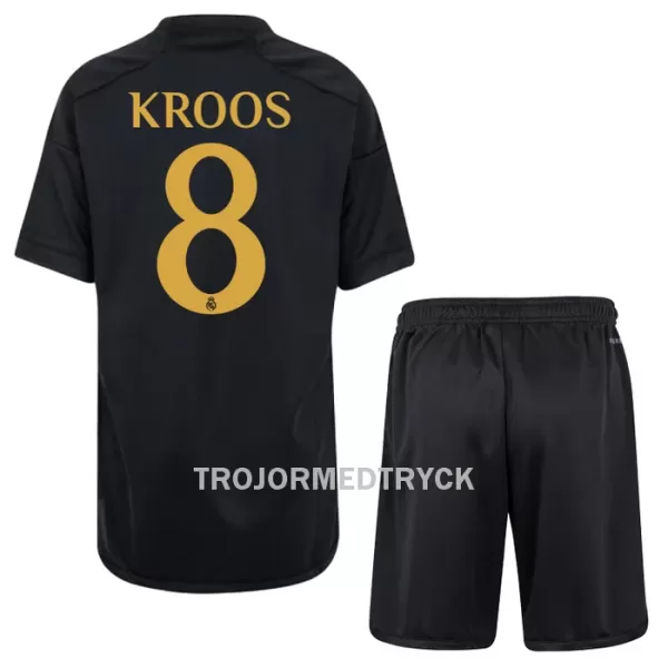 Real Madrid Kroos 8 Fotbollströja Barn Tredje 2023/24