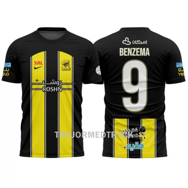 Al Ittihad Benzema 9 Fotbollströja Hemma 2023/24