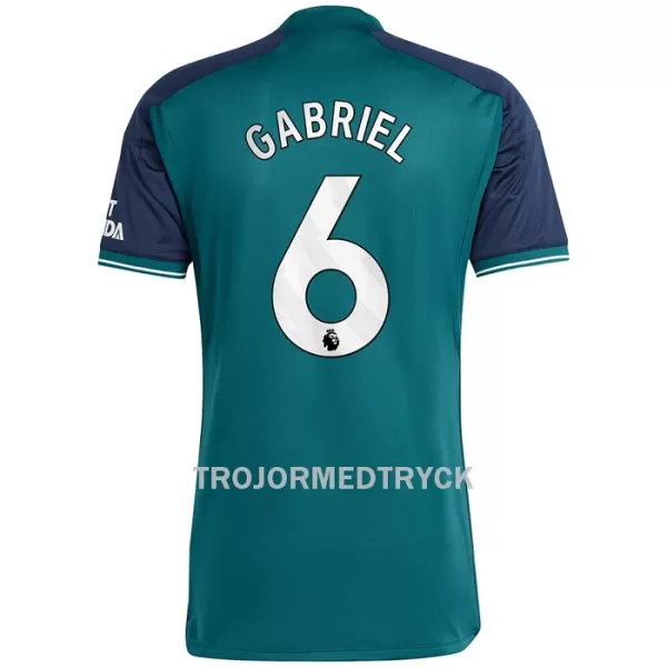 Arsenal Gabriel 6 Fotbollströja Tredje 2023/24