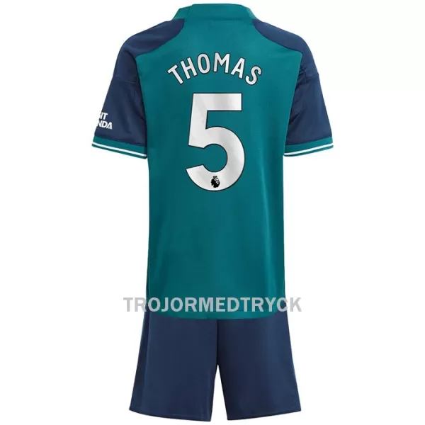 Arsenal Thomas 5 Fotbollströja Barn Tredje 2023/24