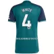 Arsenal White 4 Fotbollströja Tredje 2023/24