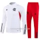 CR Flamengo Träningsträningsoverall Quarter-Zip 2023/24 Vit