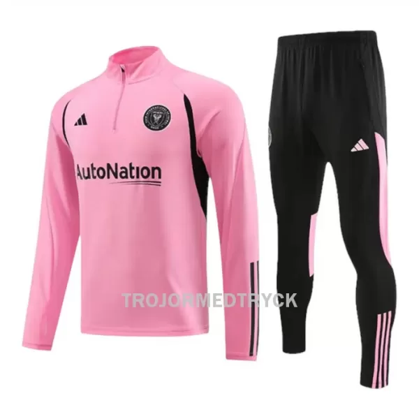 Inter Miami CF Träningsträningsoverall Quarter-Zip 2023/24 Rosa