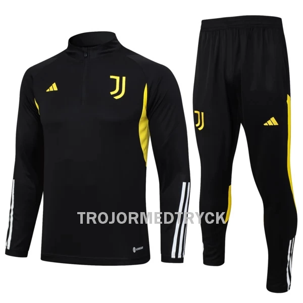 Juventus Träningsträningsoverall Quarter-Zip 2023/24 Svart