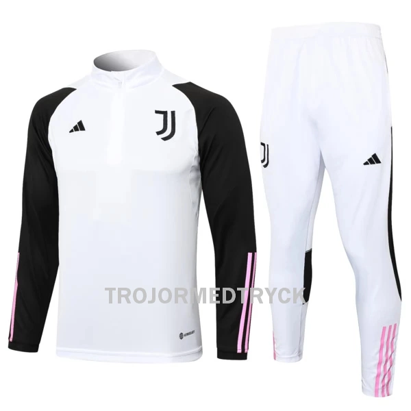 Juventus Träningsträningsoverall Quarter-Zip 2023/24 Vit