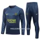 Paris Saint-Germain Träningsträningsoverall Quarter-Zip 2023/24 Blå