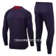 Paris Saint-Germain Träningsträningsoverall Quarter-Zip 2023/24 Lila